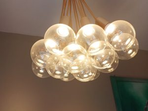 Lampadario 13 sfere vesoi